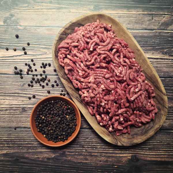 Minced beef topside